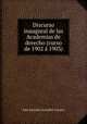 Discurso inaugural de las Academias de derecho (curso de 1902 a 1903), Jose Antonio Gonzalez Lanuza 
