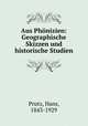 Aus Phonizien: Geographische Skizzen und historische Studien, Prutz, Hans, 1843-1929 