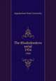 The Rhododendron serial. 1934, Appalachian State University 