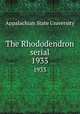 The Rhododendron serial. 1933, Appalachian State University 