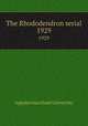 The Rhododendron serial. 1929, Appalachian State University 