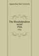 The Rhododendron serial. 1926, Appalachian State University 