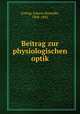 Beitrag zur physiologischen optik, Listing, Johann Benedikt, 1808-1882 