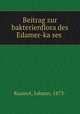 Beitrag zur bakterienflora des Edamer-ka?ses, Raamot, Johann, 1873- 
