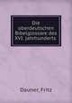 Die oberdeutschen Bibelglossare des XVI. jahrhunderts, Dauner, Fritz 