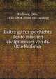 Beitra?ge zur geschichte des ro?mischen civilprozesses von dr. Otto Karlowa, Karlowa, Otto, 1836-1904. [from old catalog] 