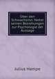 Uber den Schwachsinn: Nebst seinen Beziehungen zur Psychologie der Aussage, Julius Hampe 