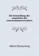Die feststellung der anspruche des concursmasseverwalters, Albert Ehrenzweig 