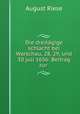Die dreitagige schlacht bei Warschau, 28, 29, und 30 juli 1656: Beitrag zur ., August Riese 