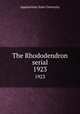 The Rhododendron serial. 1923, Appalachian State University 