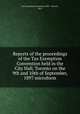 Reports of the proceedings of the Tax Exemption Convention held in the City Hall, Toronto on the 9th and 10th of September, 1897 microform, Tax Exemption Convention (1897 : Toronto, Ont.) 