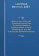 Beitrag zur Kritik der Schopenhauerschen Erkenntnistheorie, insbesondere in ihrer Anwendung auf das Euklidsche Beweisverfahren, Leonhard, Heinrich, 1854- 