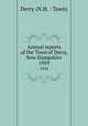 Annual reports of the Town of Derry, New Hampshire. 1939, Derry (N.H. : Town) 