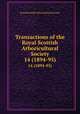 Transactions of the Royal Scottish Arboricultural Society. 14 (1894-95), Royal Scottish Arboricultural Society 