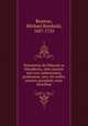 Tentaminis de lithozois ac lithophytis, olim marinis jam vero subterraneis, prodromus; sive, De stellis, marinis quondam, nunc fossilibus, Rosinus, Michael Reinhold, 1687-1725 