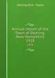 Annual report of the Town of Deering, New Hampshire. 1928, Deering (N.H. : Town) 