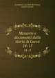 Memorie e documenti della storia di Lucca. 14-15, Accademia Lucchese di Scienze, Lettere ed Arti 