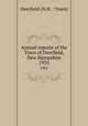 Annual reports of the Town of Deerfield, New Hampshire. 1935, Deerfield (N.H. : Town) 