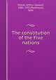 The constitution of the Five nations, Parker, Arthur Caswell, 1881-1955,Newhouse, Seth 