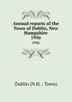Annual reports of the Town of Dublin, New Hampshire. 1956, Dublin (N.H. : Town) 