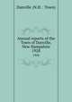 Annual reports of the Town of Danville, New Hampshire. 1928, Danville (N.H. : Town) 