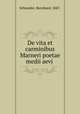 De vita et carminibus Marneri poetae medii aevi, Schneider, Bernhard, 1847- 