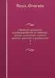 Memorie giovanili autobiografiche di letterati, artisti, scienziati, uomini politici, patrioti e pubblicisti. 3, Roux, Onorato 