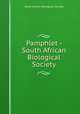 Pamphlet - South African Biological Society, South African Biological Society 