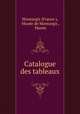Catalogue des tableaux, 