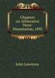 Chapters on Alliterative Verse: Dissertation, 1892, John Lawrence 