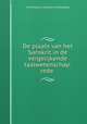 De plaats van het Sanskrit in de vergelijkende taalwetenschap: rede ., Christianus Cornelius Uhlenbeck 