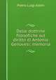 Delle dottrine filosofiche sul diritto di Antonio Genovesi: memoria, Pietro Luigi Albini 