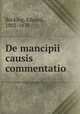 De mancipii causis commentatio, Eduard Bocking 