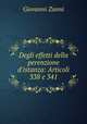 Degli effetti della perenzione d
