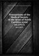 Transactions of the Medical Society of the State of North Carolina serial. 64 (1917), Medical Society of the State of North Carolina. Annual Session 