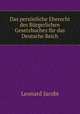 Das personliche Eherecht des Burgerlichen Gesetzbuches fur das Deutsche Reich, Leonard Jacobi 