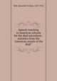 Speech-teaching in American schools for the deaf microform : statistics from the "American annals of the deaf", Bell, Alexander Graham, 1847-1922 