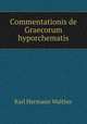 Commentationis de Graecorum hyporchematis, Karl Hermann Walther 