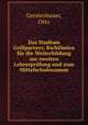 Das Studium Grillparzers; Richtlinien fur die Weiterbildung zur zweiten Lehrerprufung und zum Mittelschuloxamon, Gerstenhauer, Otto 