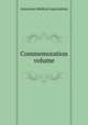 Commemoration volume, American Medical Association 