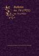 Bulletin. no. 74 (1921), Smithsonian Institution. Bureau of American Ethnology 