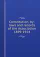 Constitution, by-laws and records of the Association 1899-1914, Inter-collegiate association of amateur gymnasts of America. [from old catalog],Carpenter, Percy Robert, [from old catalog] ed 