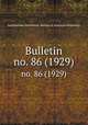 Bulletin. no. 86 (1929), Smithsonian Institution. Bureau of American Ethnology 