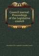 Council journal: Proceedings of the Legislative council, New Mexico (Ter.). Legislative Assembly. Council 