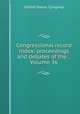 Congressional record index: proceedings and debates of the ., Volume 36, United States. Congress 