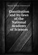 Constitution and by-laws of the National Academy of Sciences, National Academy of Sciences (U.S. 