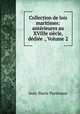 Collection de lois maritimes: anterieures au XVIIIe siecle, dediee ., Volume 2, Jean-Marie Pardessus 