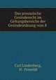 Das preussische Gesinderecht im Geltungsbereiche der Gesindeordnung vom 8 ., Carl Lindenberg, H . Posseldt 
