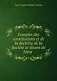 Comptes des constitutions et de la doctrine de la Societe se disant de Jesus ., Jean-Gaspard-Benoit Charles 
