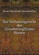 Das Verfassungsrecht des Grossherzogthums Hessen, Hesse-Darmstadt (Grand duchy) 